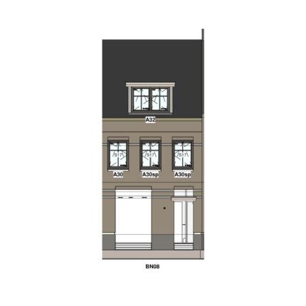 1-Wilgenrijk-Maassluis-Blok-18-Voorgevel-BN08