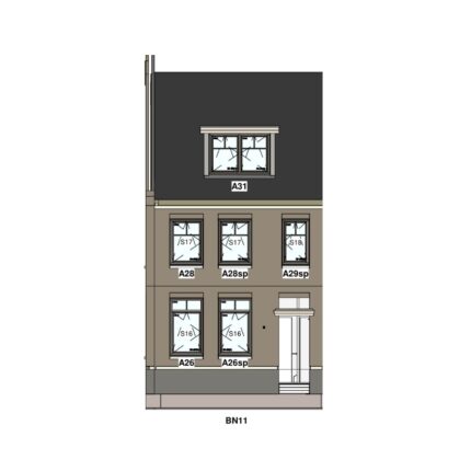 1-Wilgenrijk-Maassluis-Blok-18-Voorgevel-BN11