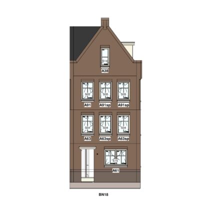 1-Wilgenrijk-Maassluis-Blok-22-Voorgevel-BN18