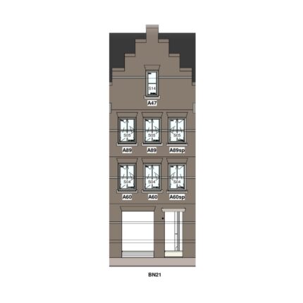 1-Wilgenrijk-Maassluis-Blok-22-Voorgevel-BN21