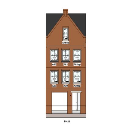 1-Wilgenrijk-Maassluis-Blok-23-Voorgevel-BN26