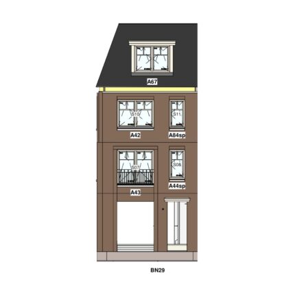 1-Wilgenrijk-Maassluis-Blok-23-Voorgevel-BN29