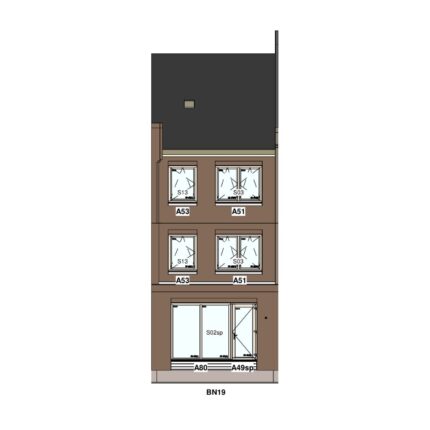 2-Wilgenrijk-Maassluis-Blok-22-Achtergevel-BN19