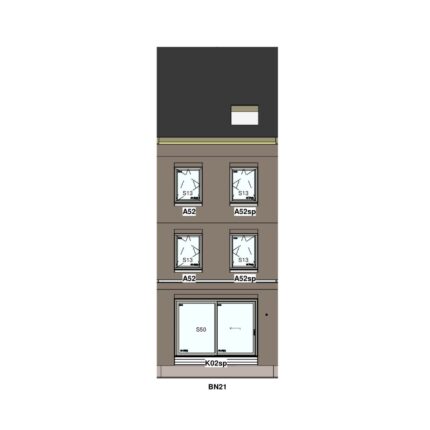 2-Wilgenrijk-Maassluis-Blok-22-Achtergevel-BN21