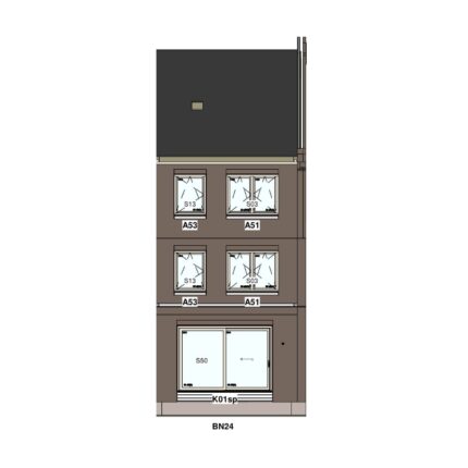 2-Wilgenrijk-Maassluis-Blok-22-Achtergevel-BN24